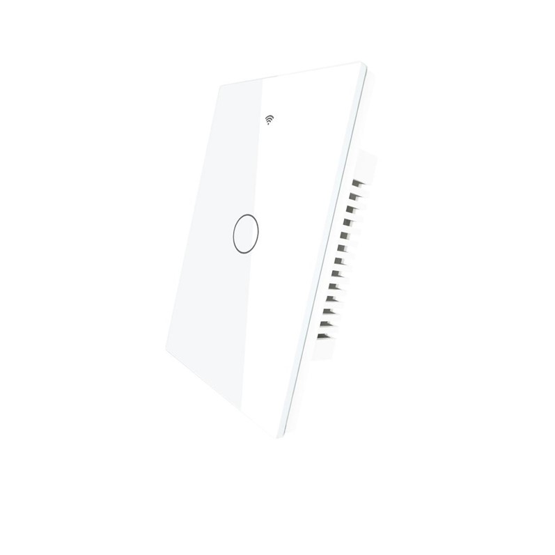 Apagador Inteligente Wifi Blanco de 1 Botón No Requiere Neutro